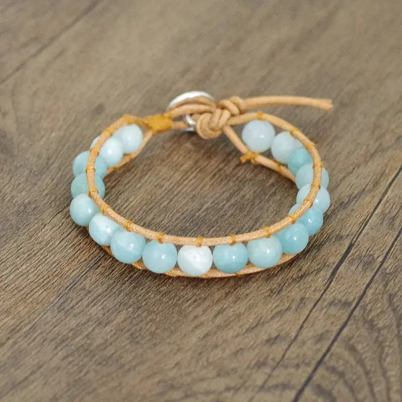 Amazonite Bead Handmade Bracelet ZenMeGifts