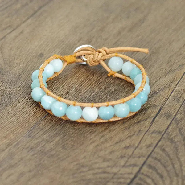 Amazonite Bead Handmade Bracelet ZenMeGifts