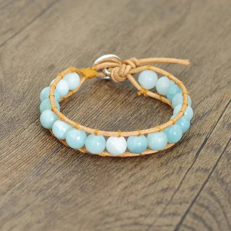 Amazonite Bead Handmade Bracelet ZenMeGifts