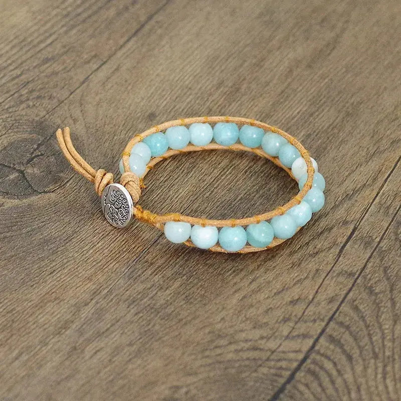 Amazonite Bead Handmade Bracelet ZenMeGifts