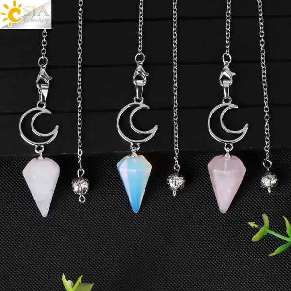 Esoterics Crystal Pendulum for Divination ZenMeGifts