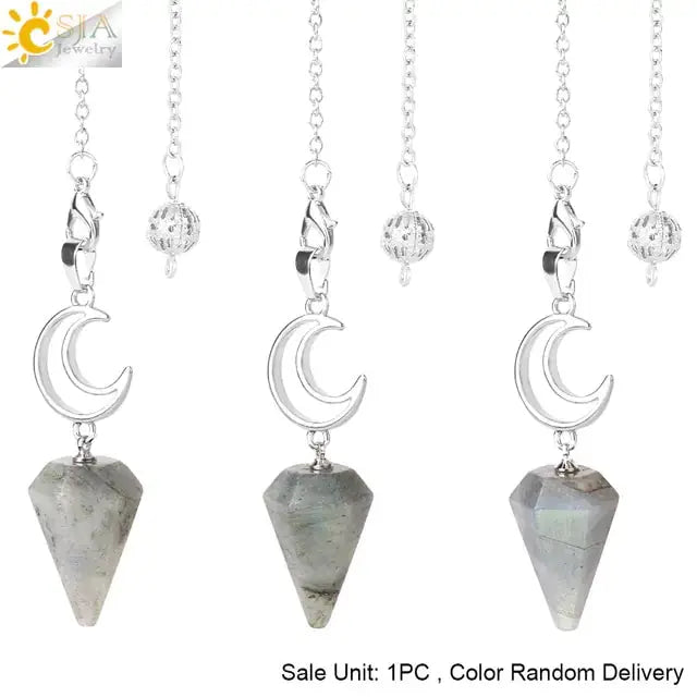 Esoterics Crystal Pendulum for Divination ZenMeGifts