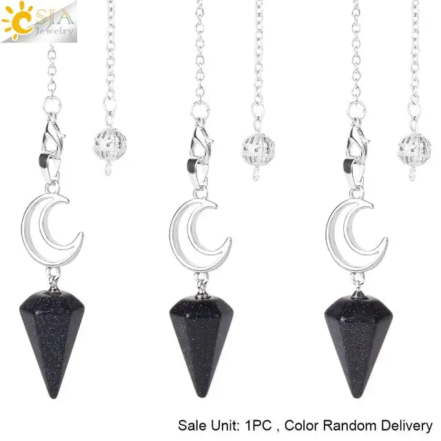 Esoterics Crystal Pendulum for Divination ZenMeGifts