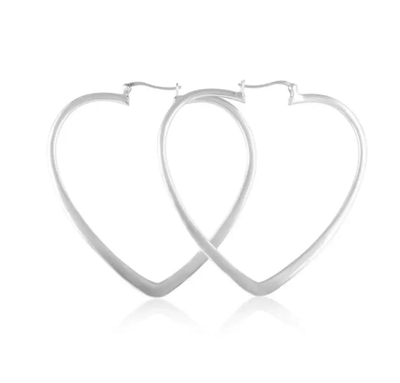 Heart Snap Hoop Earrings - ZenMeGifts