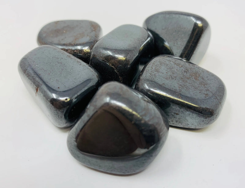 Hematite Tumbled Natural Crystals by the pound - ZenMeGifts