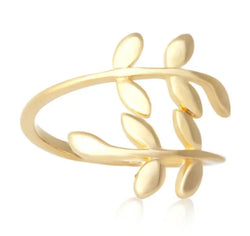 Infinity Leaf Ring - ZenMeGifts