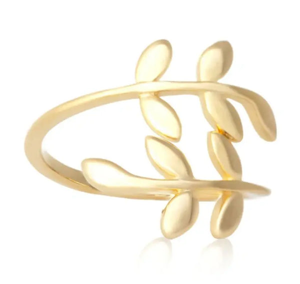 Infinity Leaf Ring - ZenMeGifts