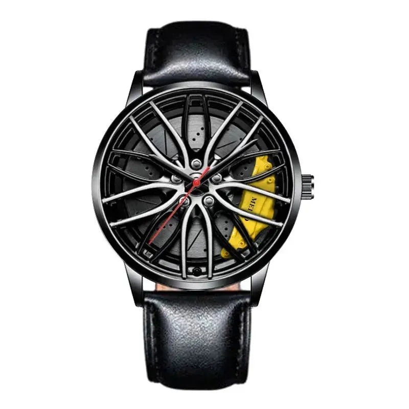 Men's Sleek Wheel-Inspired Watch ZenMeGifts