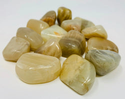 Moonstone Tumbled Natural Crystals by the pound ZenMeGifts