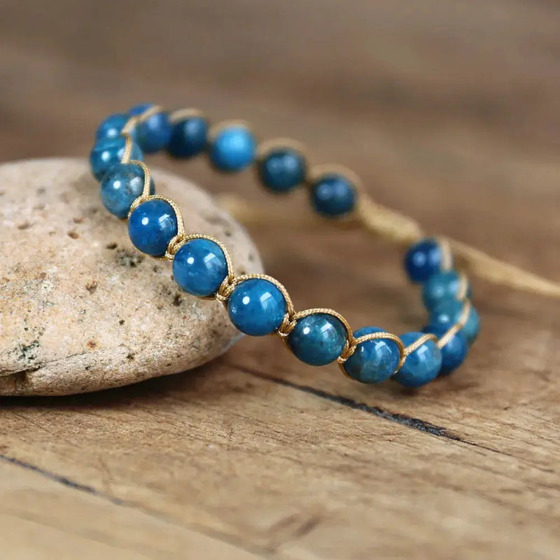 Natural Apatite Handmade Bracelet - ZenMeGifts