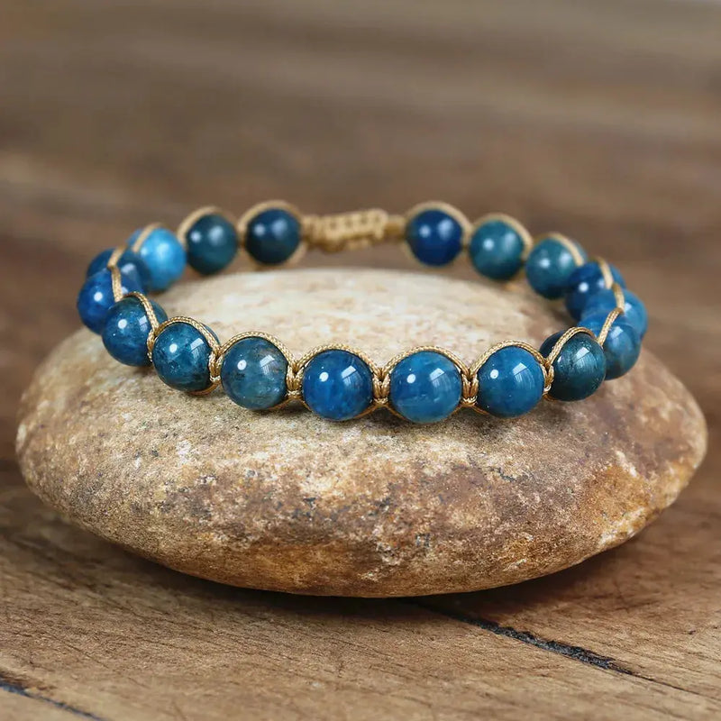 Natural Apatite Handmade Bracelet ZenMeGifts