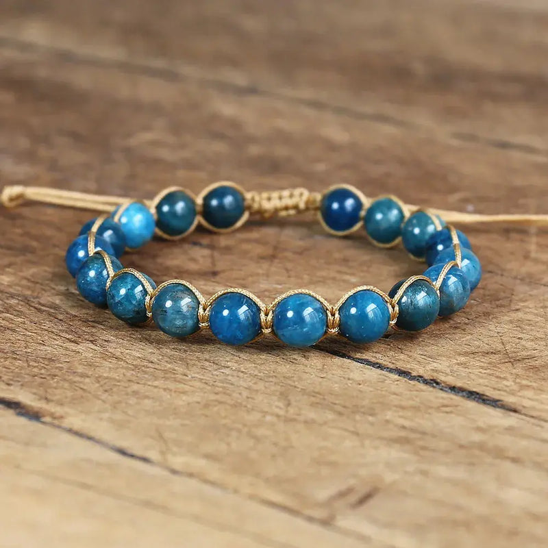 Natural Apatite Handmade Bracelet ZenMeGifts