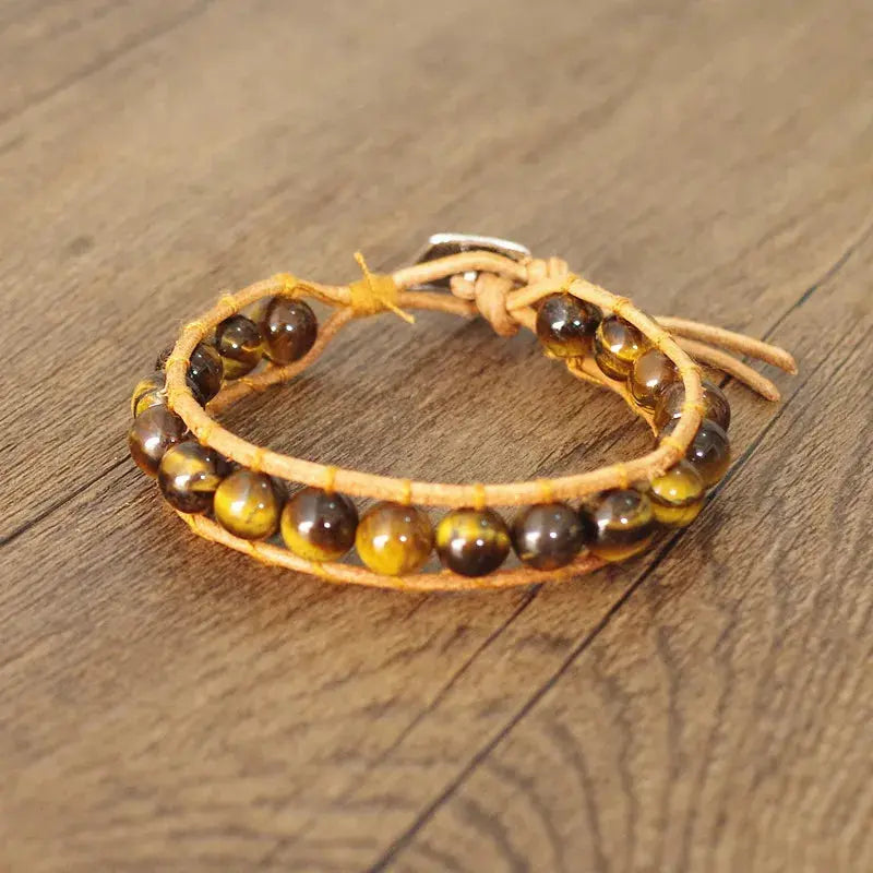 Natural Crystal Tiger Eye Handmade Bracelet ZenMeGifts