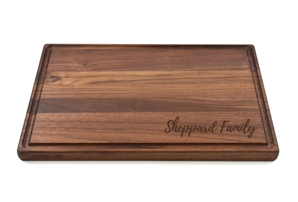 Personalized Custom Engraved Cutting Board (Walnut) ZenMeGifts