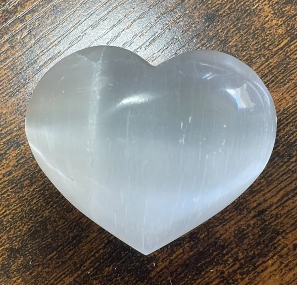 Selenite Heart - ZenMeGifts